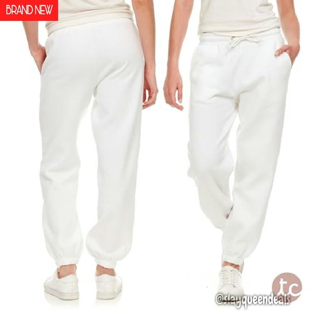 Plus Size Fleece Joggers with Cinch Bottom & Pockets - Picture 3 of 8